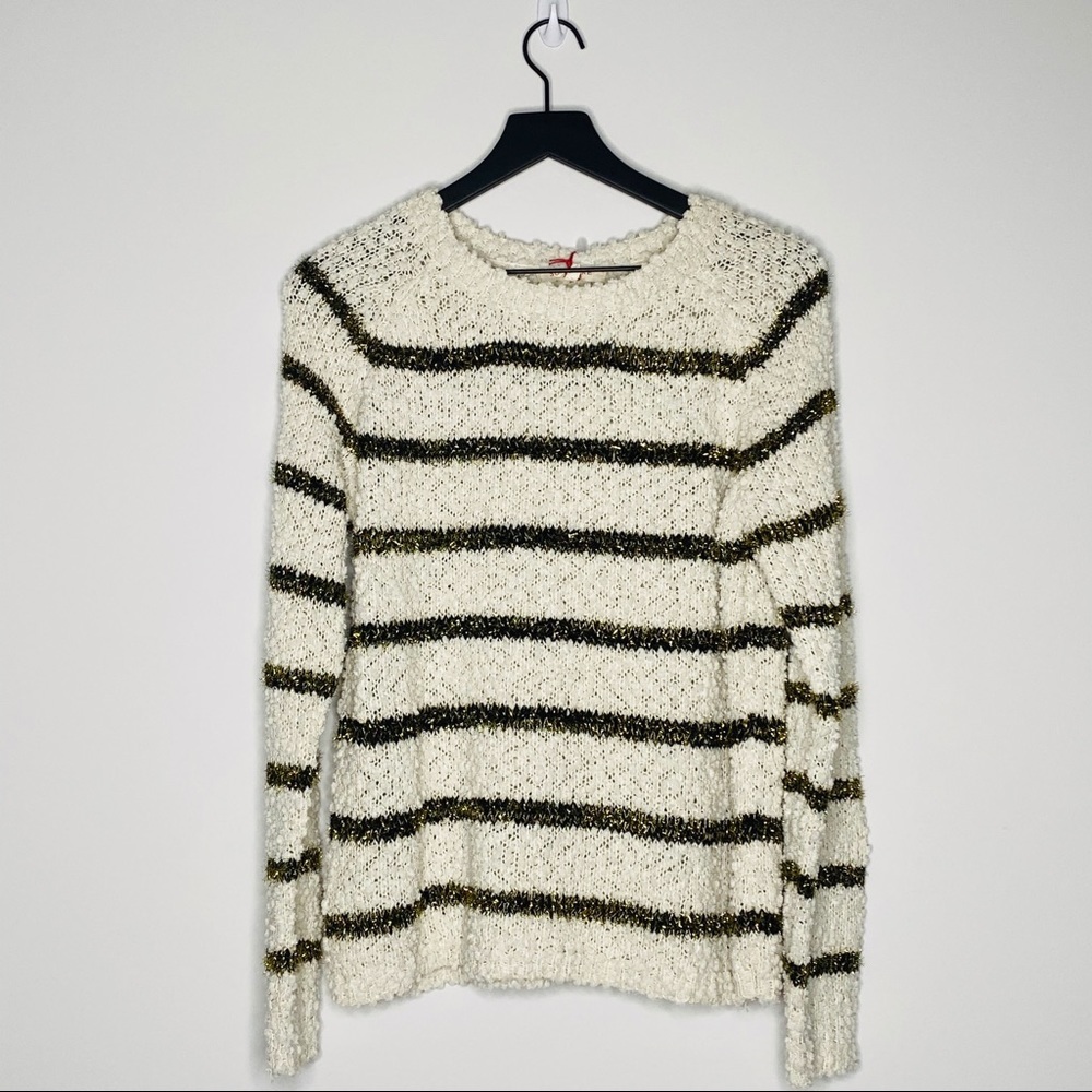 SOLITAIRE Cream stripes Sweater